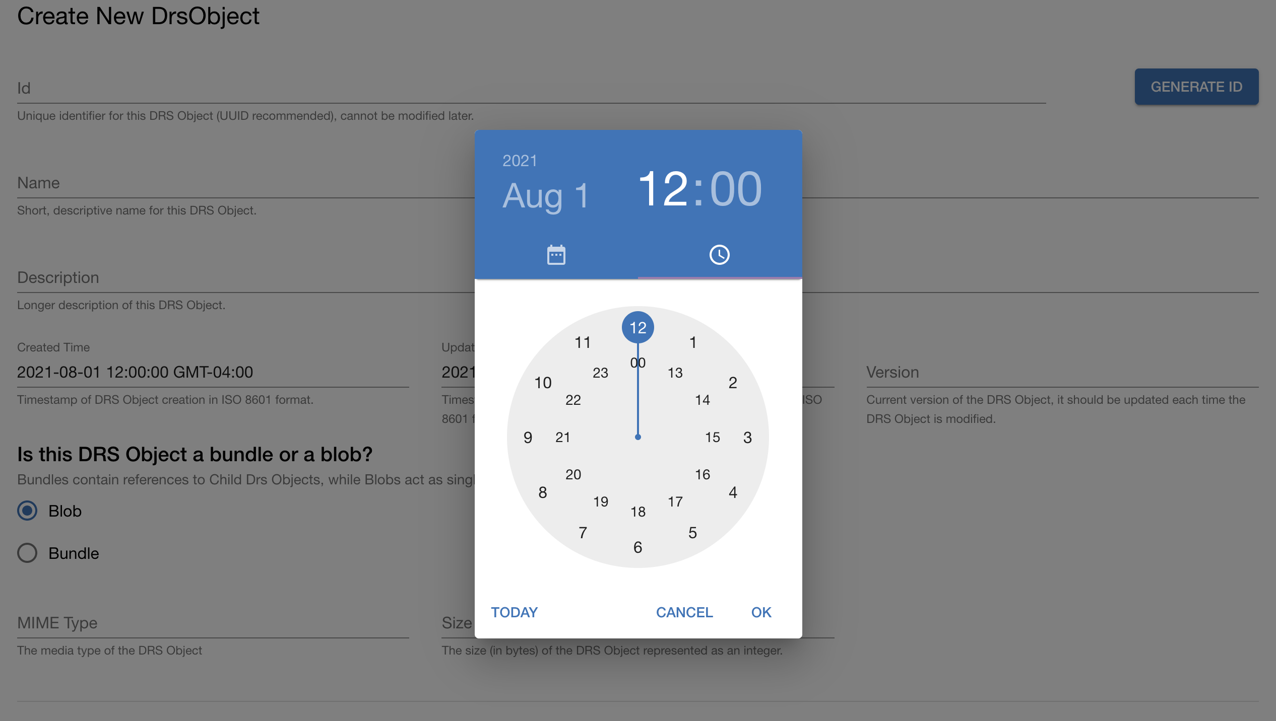 DateTimePicker